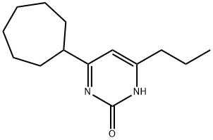 4-Cycloheptyl-6-propyl-2(1H)-pyrimidinone Structure